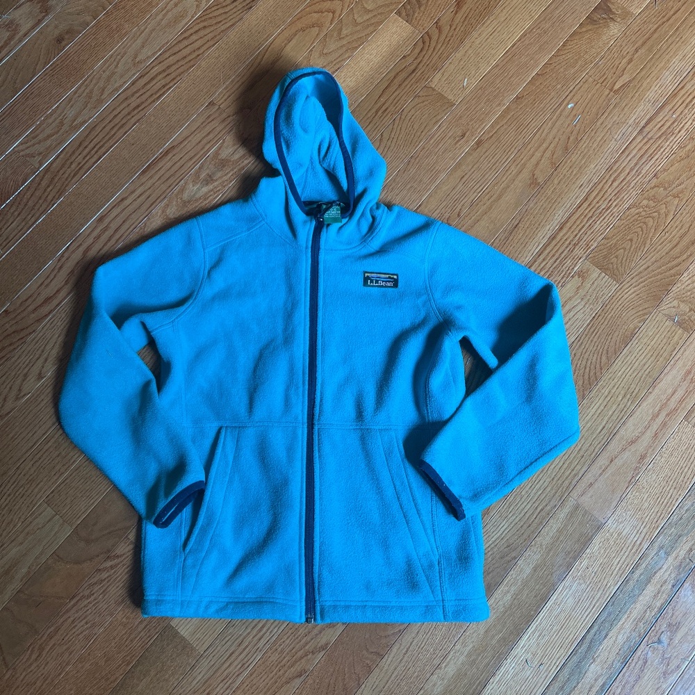 Girl LL Bean Fleece Jacket 10/12
